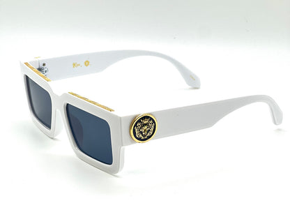 MEN SUNGLASSES HIP HOP SQUARE DESIGNER SHADES RETRO GOLD FRAME RAPPER FASHION