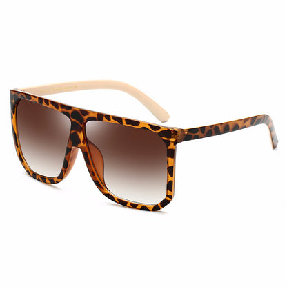 Women's Large Frame Fashionable Eye Protection Sunglasses