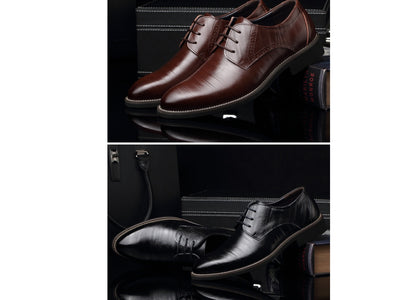Men's leather dress shoes