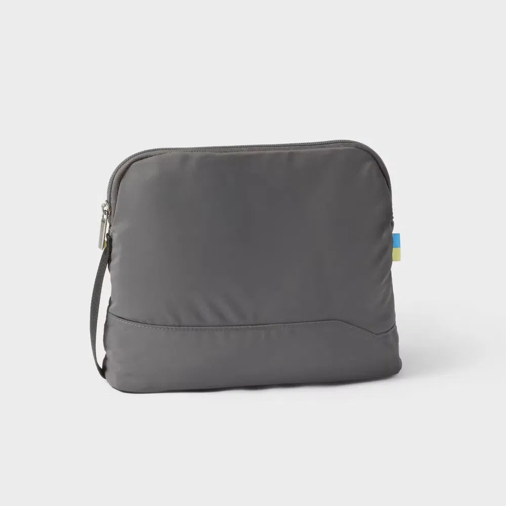 Travel Toiletry Bag – Solid Color, Zipper Closure, Luggage Accessory For Carry-On Or Suitcase
