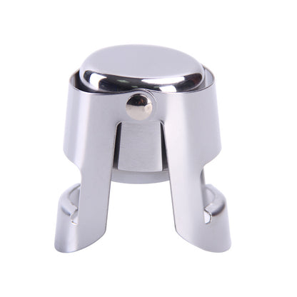 Stainless steel sealed red wine stopper