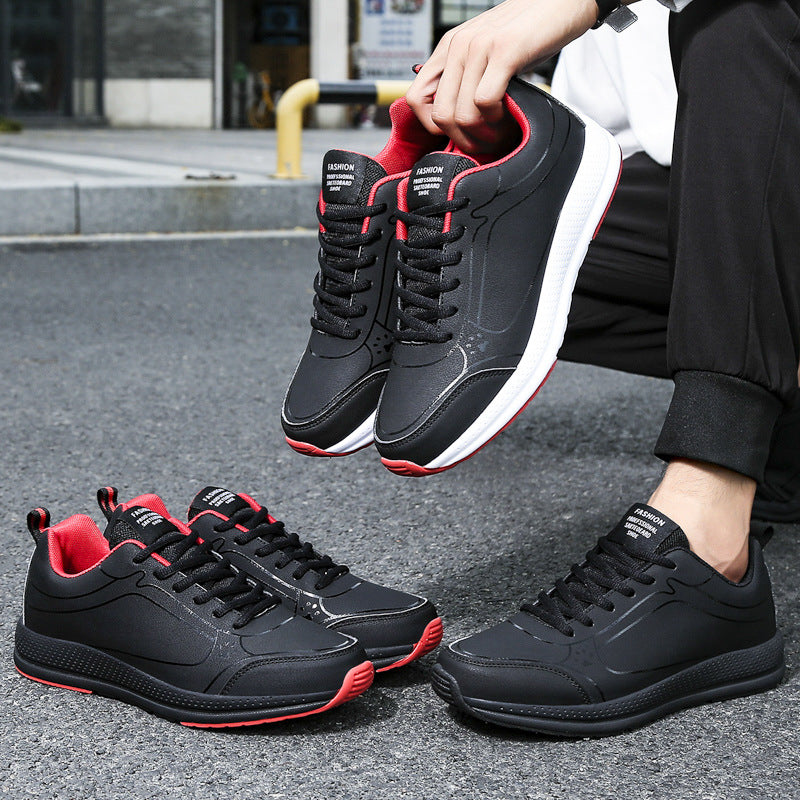 Leather Casual Men'S Running Shoes
