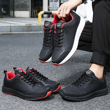 Leather Casual Men'S Running Shoes