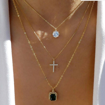 Vintage Gold Multi-style Necklaces For Women