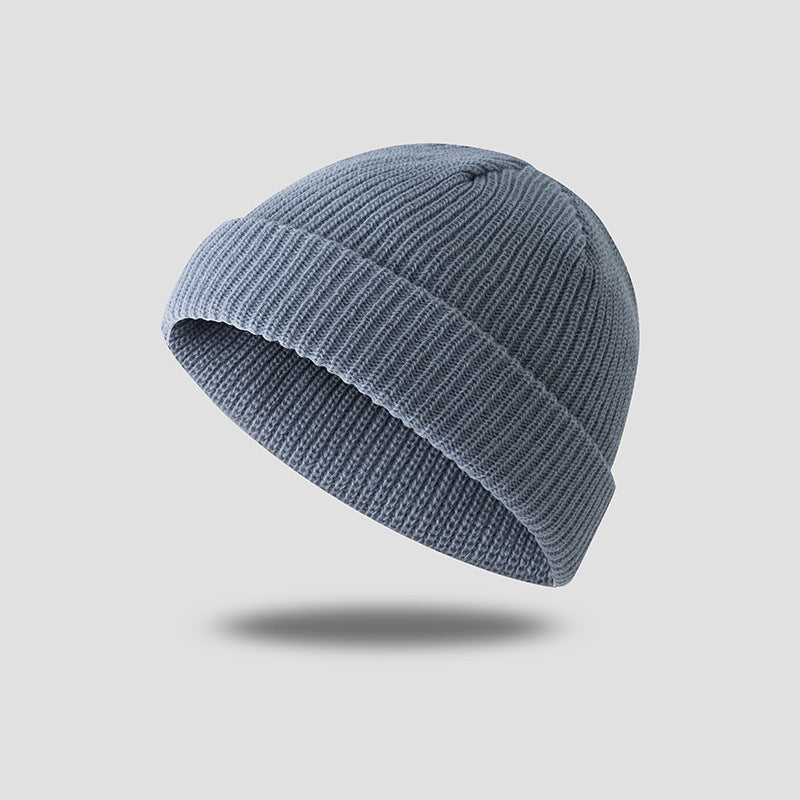 Retro Dome Warm Short Woolen Toe Hat