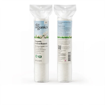 (7 Pack)  Cruelty-Free 100% Biodegradable Cotton Rounds, 100 Count
