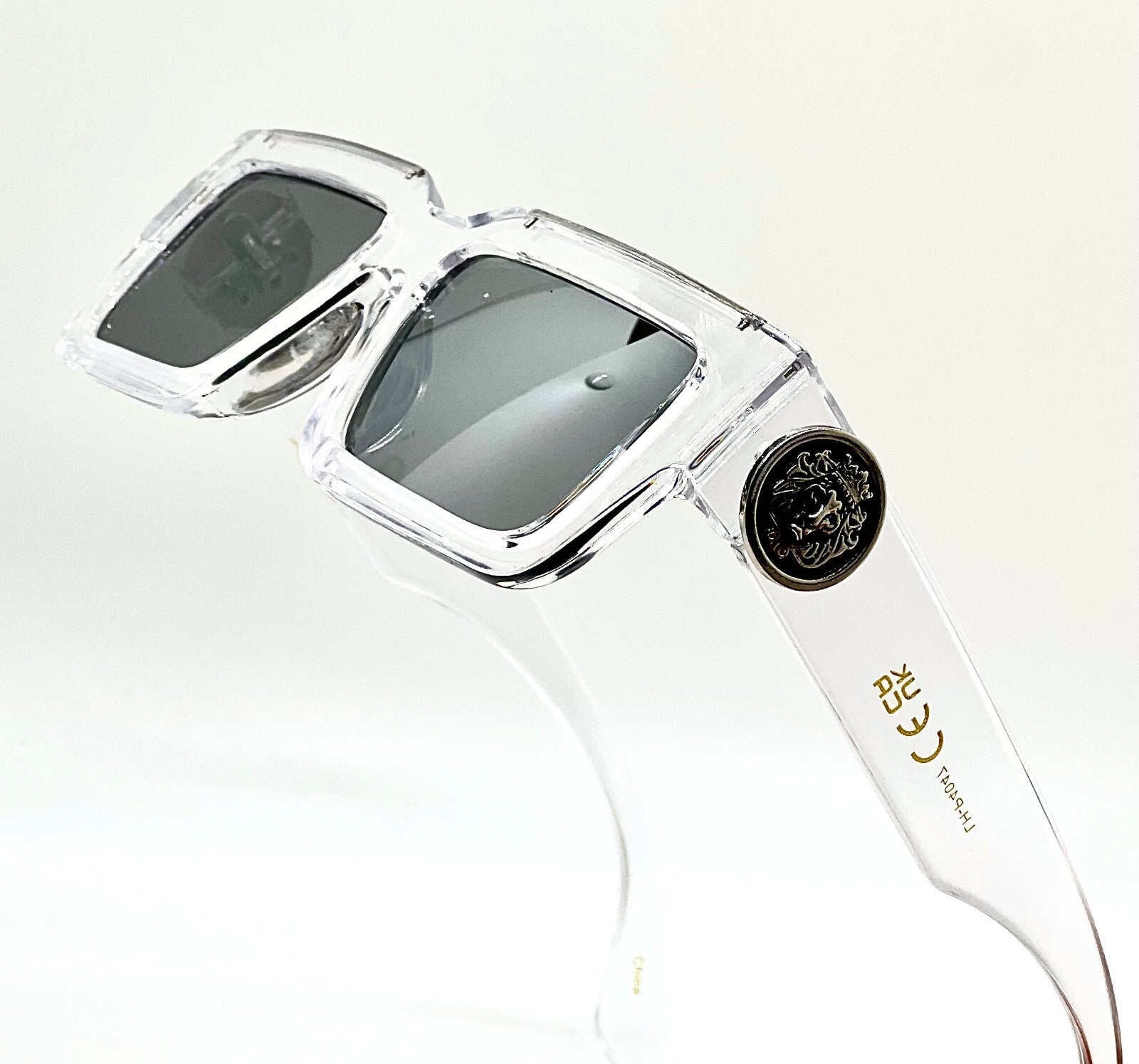 MEN SUNGLASSES HIP HOP SQUARE DESIGNER SHADES RETRO GOLD FRAME RAPPER FASHION