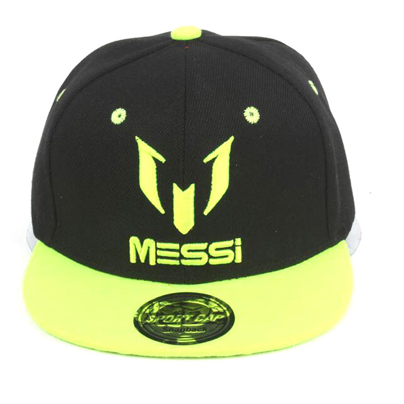 Children's Embroidery Baseball Hat Flat Brim Hip Hop