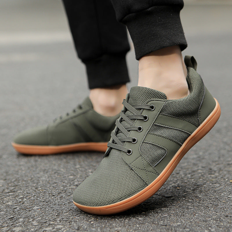 Breathable Lace-up Mesh Casual Walking Sneakers Men Non-slip Running Sports Shoes Women