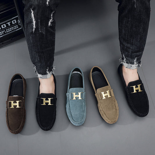 Spring All-Match British-Style Mens Casual Leather Shoes