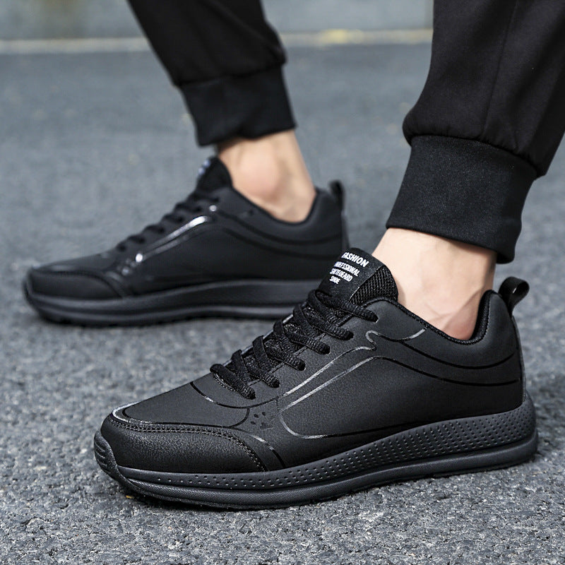 Leather Casual Men'S Running Shoes