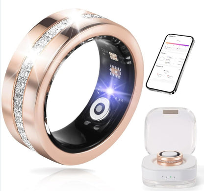 New Rose Gold Diamond Smart Ring