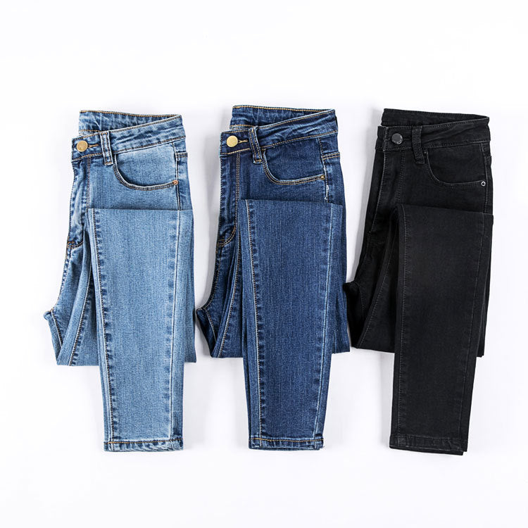 Elastic Tight-Fitting Thin-Footed Pencil Pants