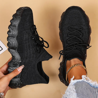 Women's Simple And Breathable Fly Woven Shoes