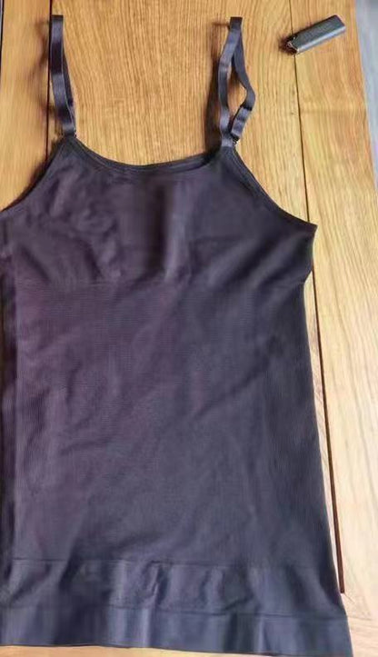 Slim Fit Nylon Ladies Bottoming Shirt With Adjustable Straps