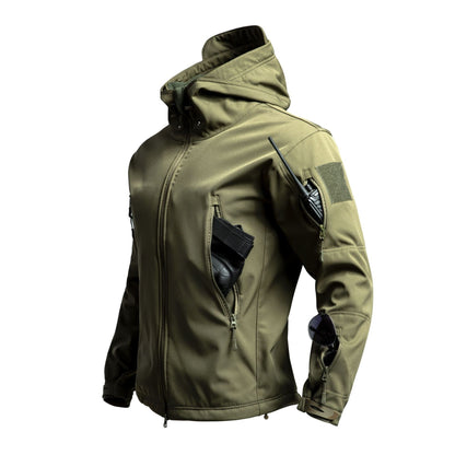Mens Outdoor Sharkskin Softshell Jacket