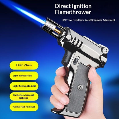 High-temperature Flame Gun Handheld Flamethrower Windproof Lighter