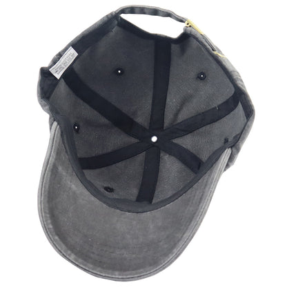 Golf Father Hat For Men, Adjustable Embroidered Wash Cotton Baseball Cap