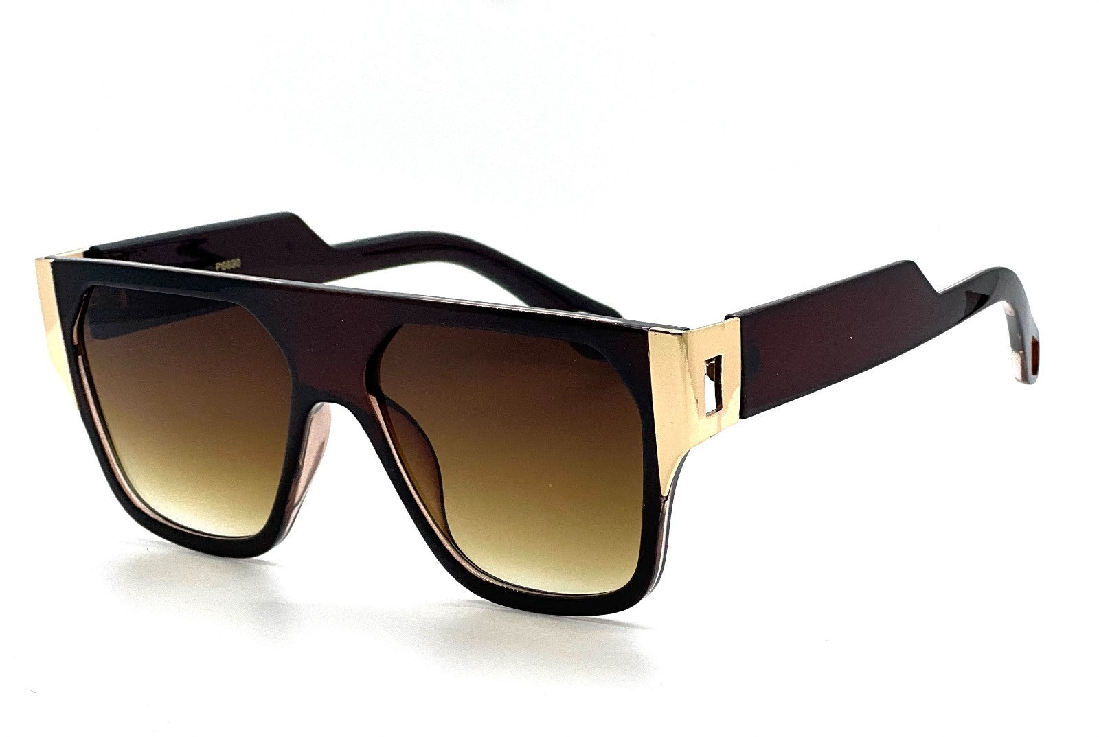 Men'S SUNGLASSES DESIGNER SQUARE RETRO GOLD FRAME SHADES HIP HOP STYLE FASHION