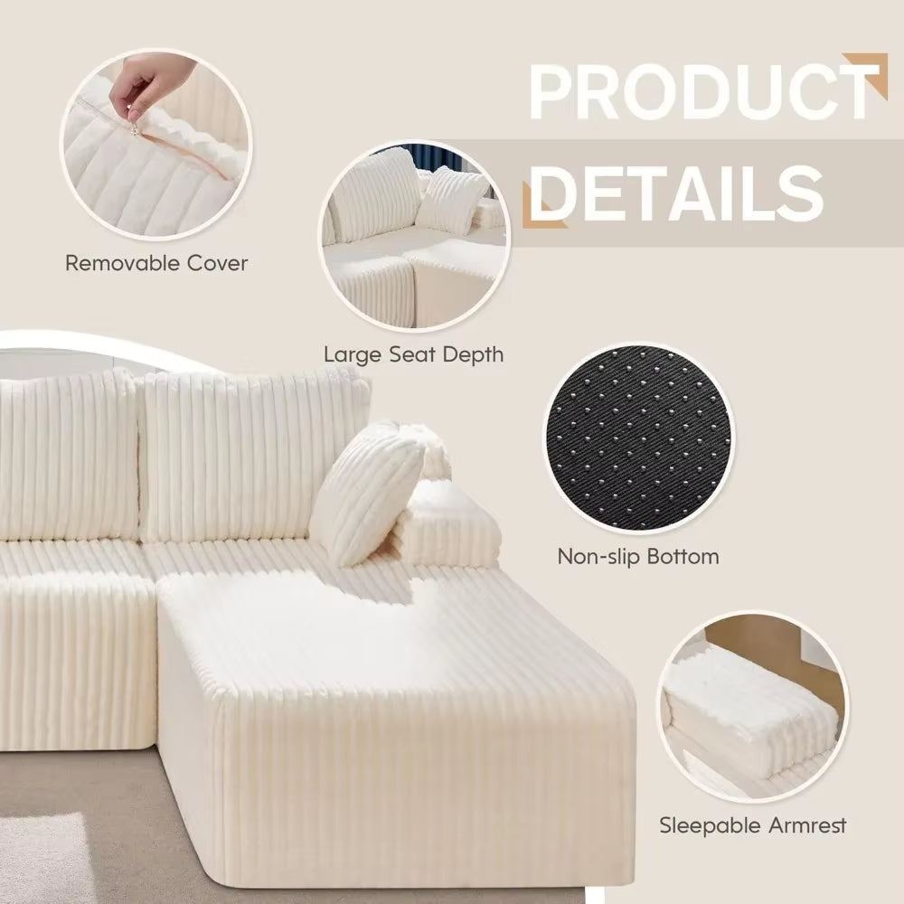 Modular Sectional Sofa Couches Couch Modular Sofa Memory Foam Sectional Couches for Living Room,Customized