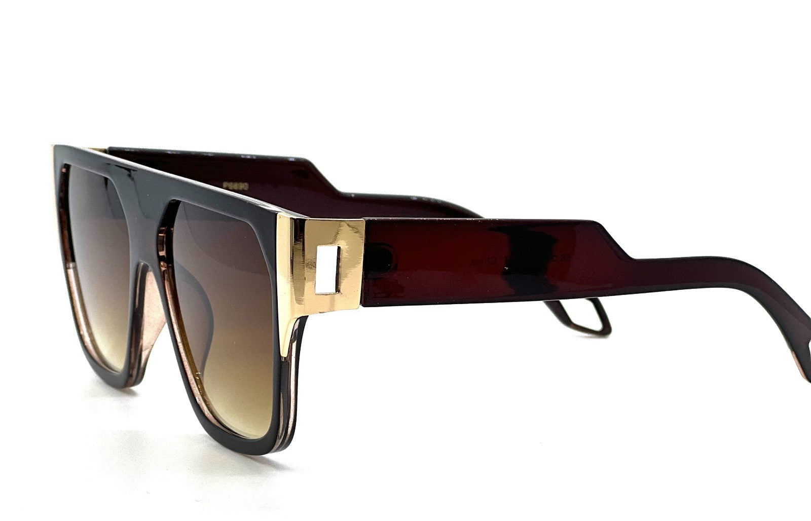 Men'S SUNGLASSES DESIGNER SQUARE RETRO GOLD FRAME SHADES HIP HOP STYLE FASHION