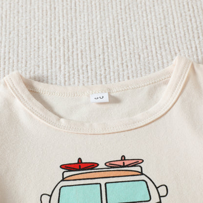 Short Sleeve Suit Summer Cotton Boy
