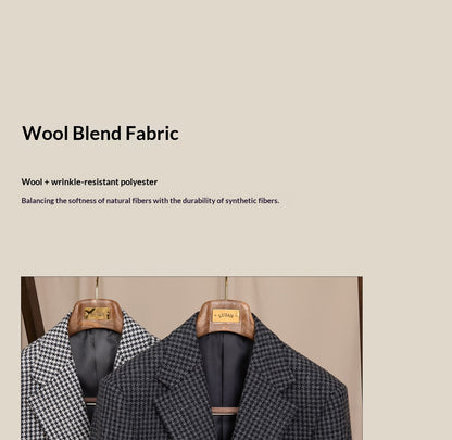 New Wool Suit Jacket Casual