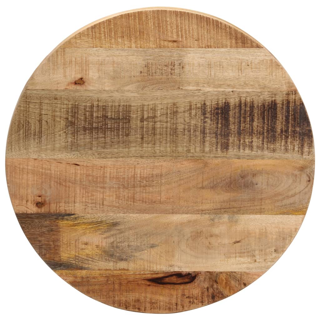 Tabletop Ø 40x1.5 cm Round Rough Solid