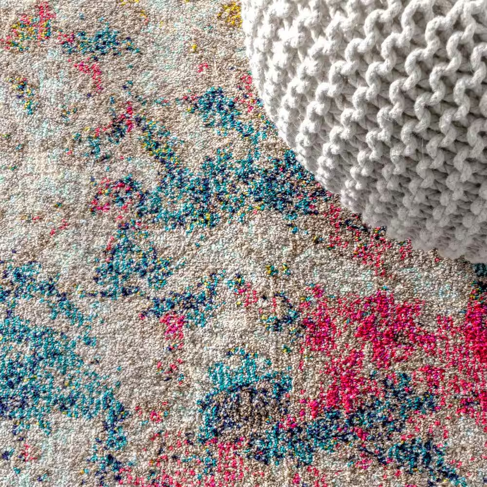 Contemporary Pop Modern Abstract Multi/Yellow 8 Ft. X 10 Ft. Area Rug