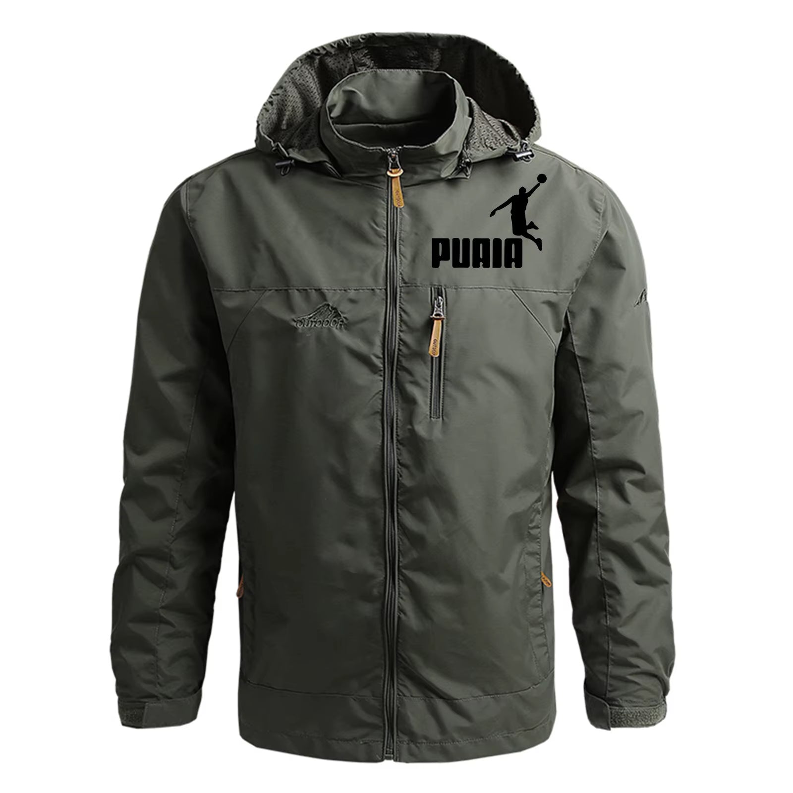 2024 Winter Jacket Fashion Coat Hoodies Camping Hiking Jacket Men'S Casual Waterproof Jacket Windbreaker Men Outerwear