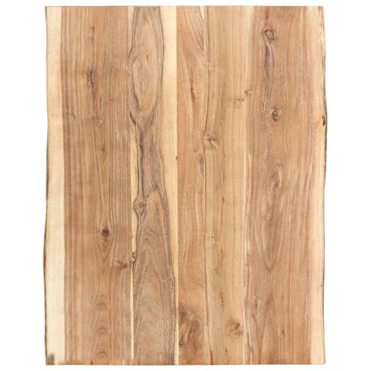 Tabletop Solid Acacia Wood 58x(50-60)x2.5 cm   Tabletop