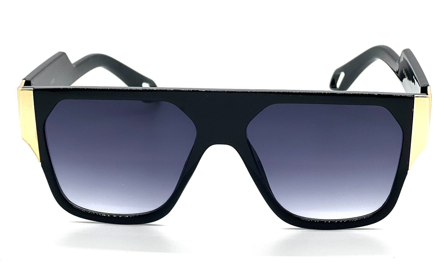 Men'S SUNGLASSES DESIGNER SQUARE RETRO GOLD FRAME SHADES HIP HOP STYLE FASHION