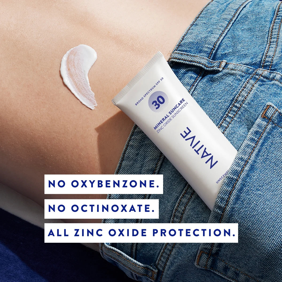 Unscented Mineral Sunscreen Lotion SPF 30, 5.0 Oz