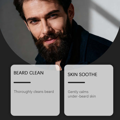 Mens 2 in 1 Beard And Hair Shampoo Gently Cleanses  Moisturizes Your Beard  And Smooths Your Hair
