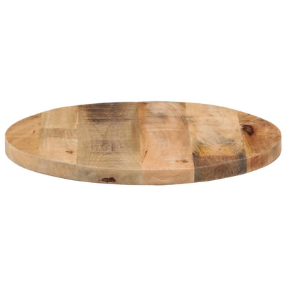 Tabletop Ø 40x1.5 cm Round Rough Solid