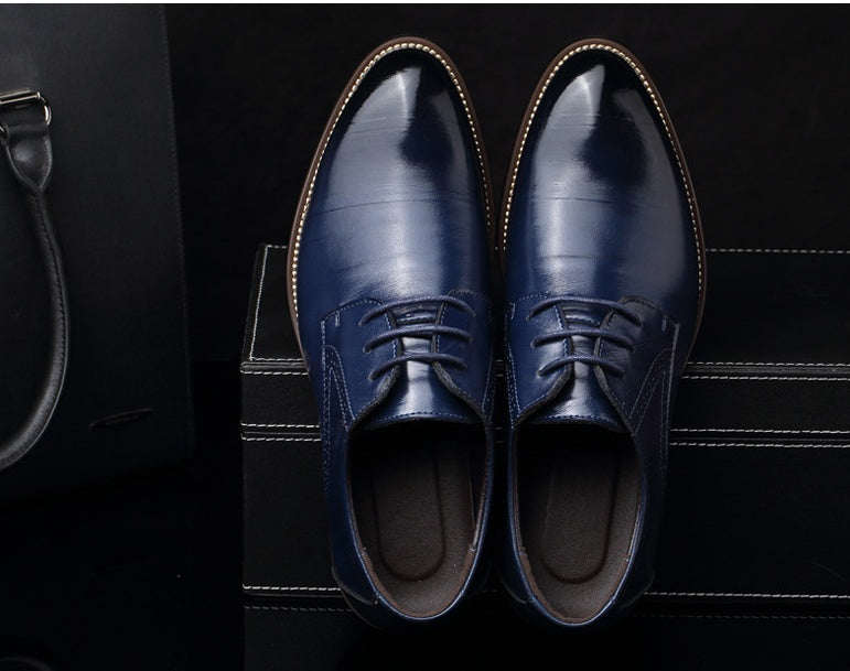 Men's leather dress shoes