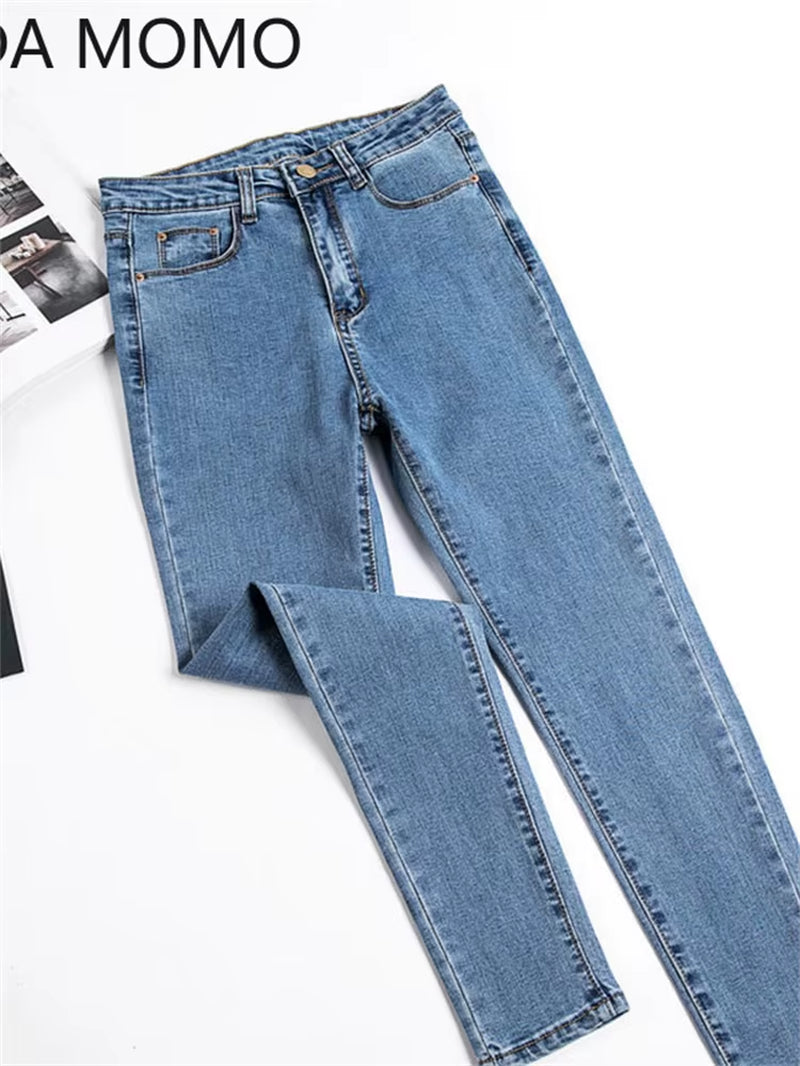 Jeans Female Denim Pants Black Color Womens Jeans Woman Donna Stretch Bottoms Skinny Pants for Women Trousers