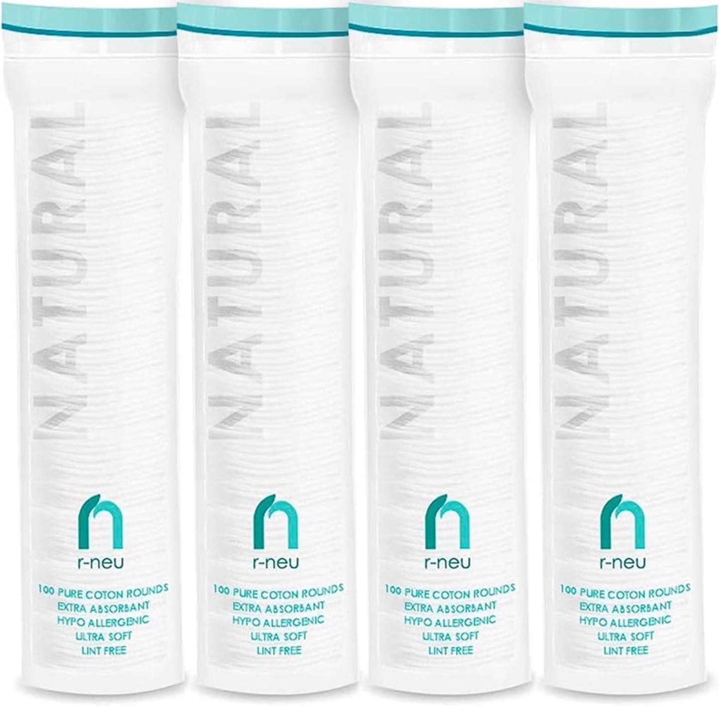 Premium Cotton Rounds, Gentle Natural Hypoallergenic 400 Count
