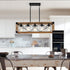 Walnut and black