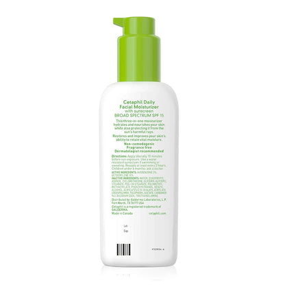 Daily Facial Moisturizer SPF 15 Sunscreen, Fragrance Free, 4 Oz