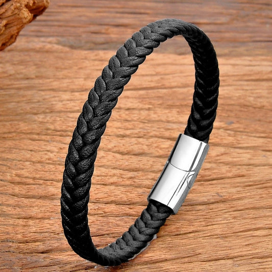 Twisted Braided Personalized Retro Leather Rope Bracelets For Couples