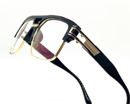Designer Men Sunglasses Fashion Square Gold Hip Hop Model New Style Shades Blue