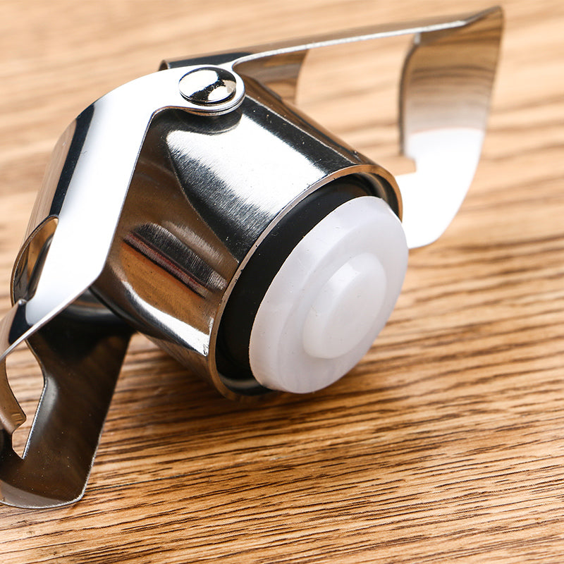 Stainless steel sealed red wine stopper