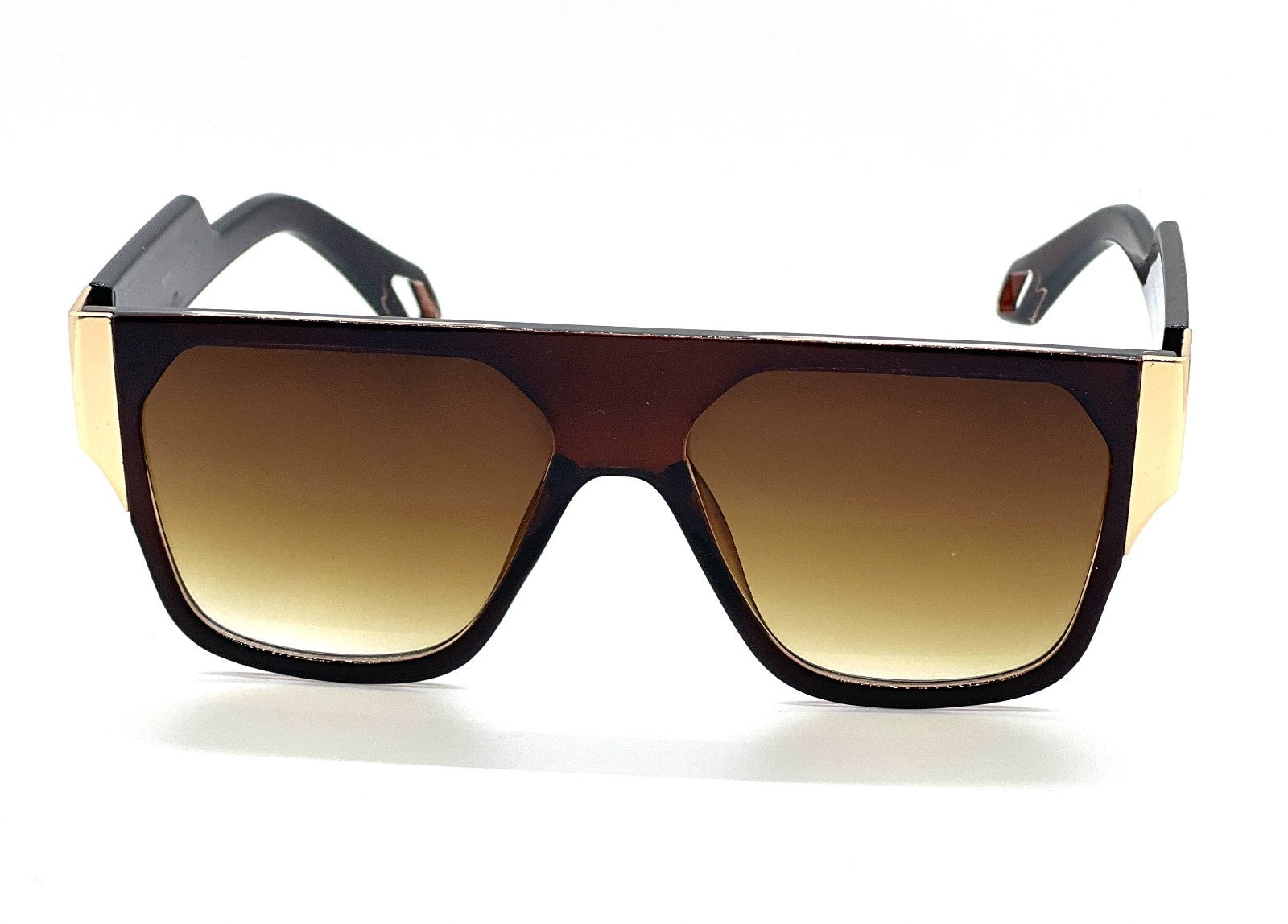 Men'S SUNGLASSES DESIGNER SQUARE RETRO GOLD FRAME SHADES HIP HOP STYLE FASHION
