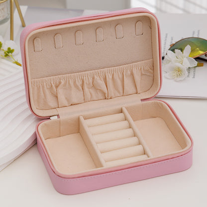 Portable Leather Creative Jewelry Storage Box For Travel