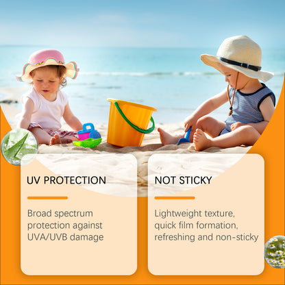Wiieey Children's Protective Cream, Outdoor Activity Daily Protection Light Moisturizing Hydrating Skin Care Cream