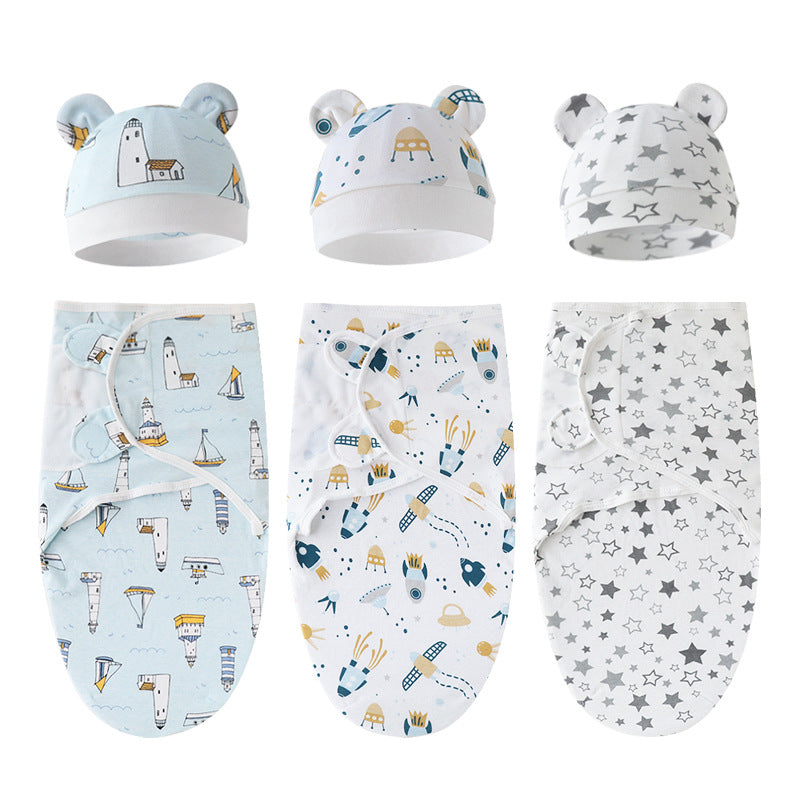 Newborn Baby Swaddling Quilt Pure Cotton Delivery Room Package Newborn Child Baby's Blanket Baby Swaddle