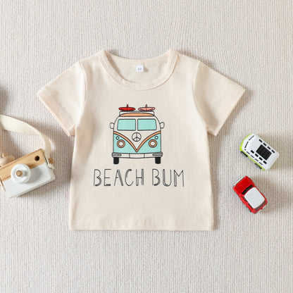 Short Sleeve Suit Summer Cotton Boy