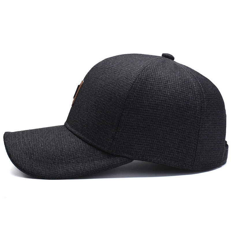 Hat Men's Fashion Plaid Casual Baseball Cap Women's
