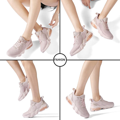 Running Shoes for Women Tennis Athletic Breathable Arch Support Workout Sport Gym Walking Fashion Sneakers Lightorange 9